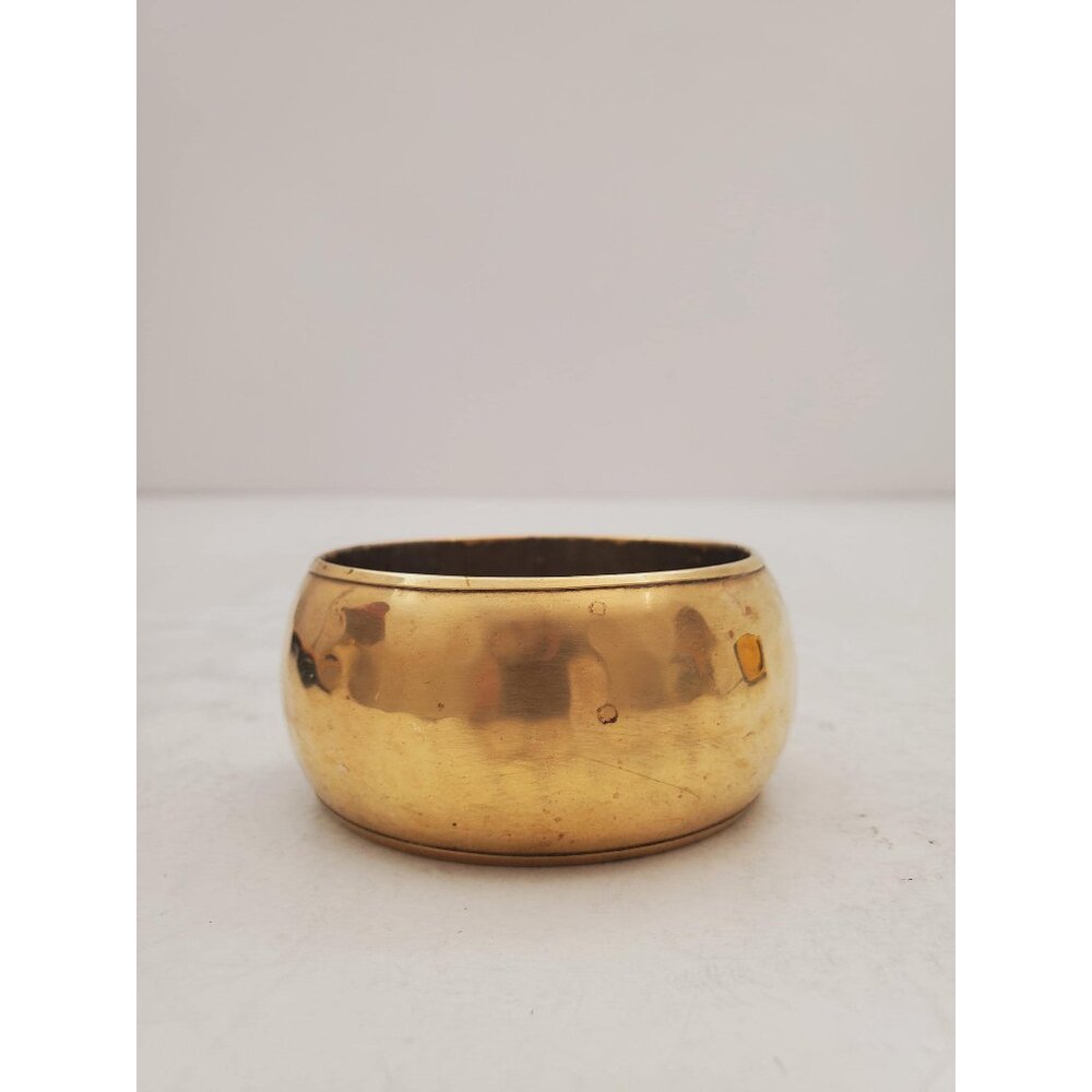 Honeycomb Pattern, Made in India, Brass Bangle Bracelet, Inexpensive Costume